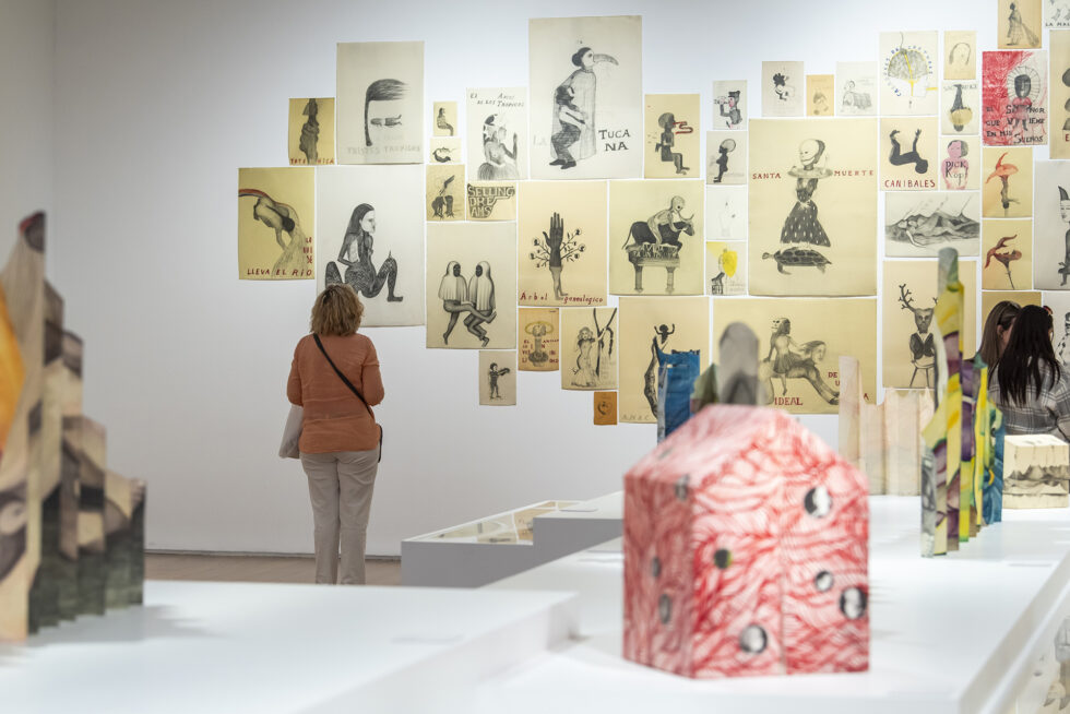 Sandra Vásquez de la Horra, Los volcanes despiertos, 10.04. — 28.07.25, Sala 3, Nivel 1. Foto: © Santiago Ortí / Museo de Arte Latinoamericano de Buenos Aires Malba