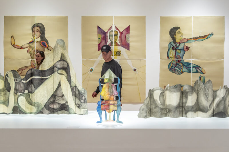 Sandra Vásquez de la Horra, Los volcanes despiertos, 10.04. — 28.07.25, Sala 3, Nivel 1. Foto: © Santiago Ortí / Museo de Arte Latinoamericano de Buenos Aires Malba