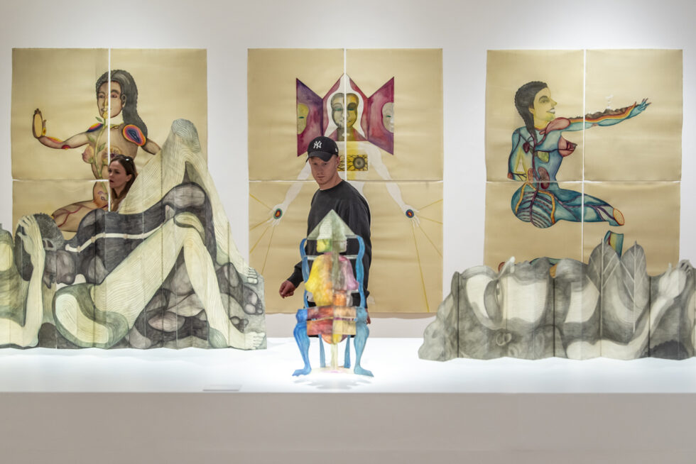 Sandra Vásquez de la Horra, Los volcanes despiertos, 10.04. — 28.07.25, Sala 3, Nivel 1. Foto: © Santiago Ortí / Museo de Arte Latinoamericano de Buenos Aires Malba