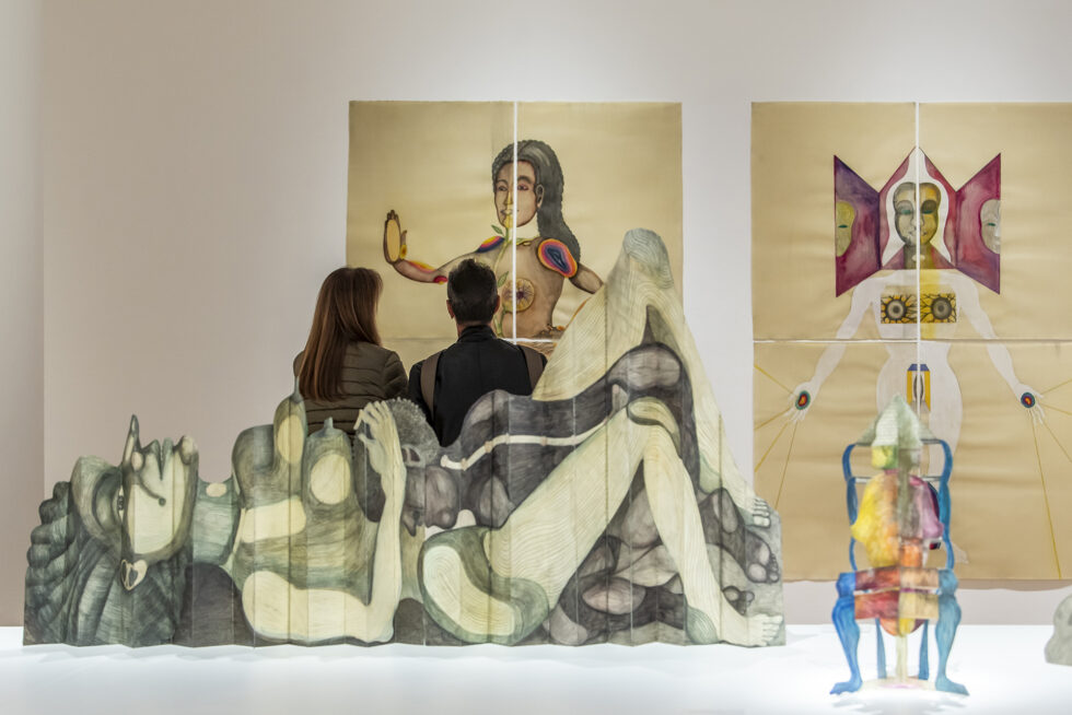 Sandra Vásquez de la Horra, Los volcanes despiertos, 10.04. — 28.07.25, Sala 3, Nivel 1. Foto: © Santiago Ortí / Museo de Arte Latinoamericano de Buenos Aires Malba