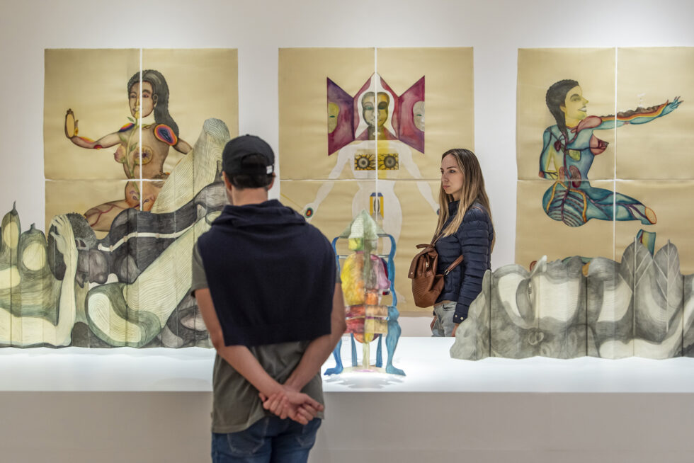 Sandra Vásquez de la Horra, Los volcanes despiertos, 10.04. — 28.07.25, Sala 3, Nivel 1. Foto: © Santiago Ortí / Museo de Arte Latinoamericano de Buenos Aires Malba