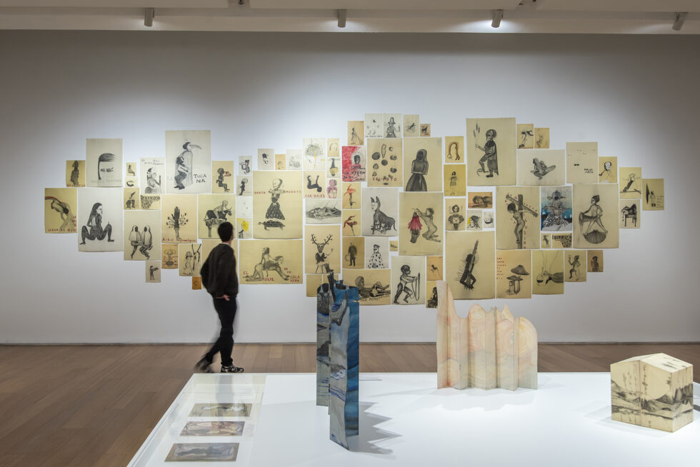 Sandra Vásquez de la Horra, Los volcanes despiertos, 10.04. — 28.07.25, Sala 3, Nivel 1. Foto: © Santiago Ortí / Museo de Arte Latinoamericano de Buenos Aires Malba