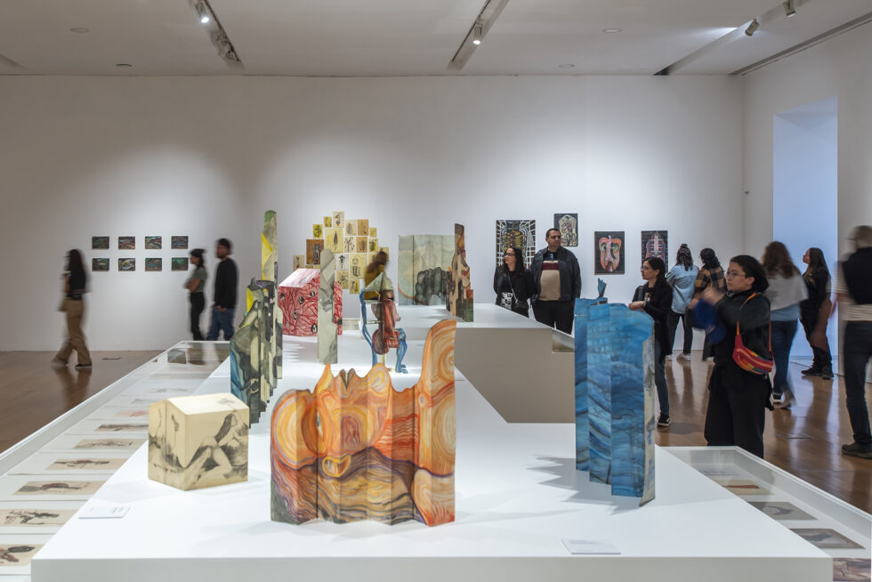 Sandra Vásquez de la Horra, Los volcanes despiertos, 10.04. — 28.07.25, Sala 3, Nivel 1. Foto: © Santiago Ortí / Museo de Arte Latinoamericano de Buenos Aires Malba