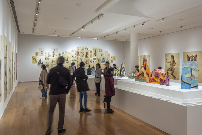 Sandra Vásquez de la Horra, Los volcanes despiertos, 10.04. — 28.07.25, Sala 3, Nivel 1. Foto: © Santiago Ortí / Museo de Arte Latinoamericano de Buenos Aires Malba