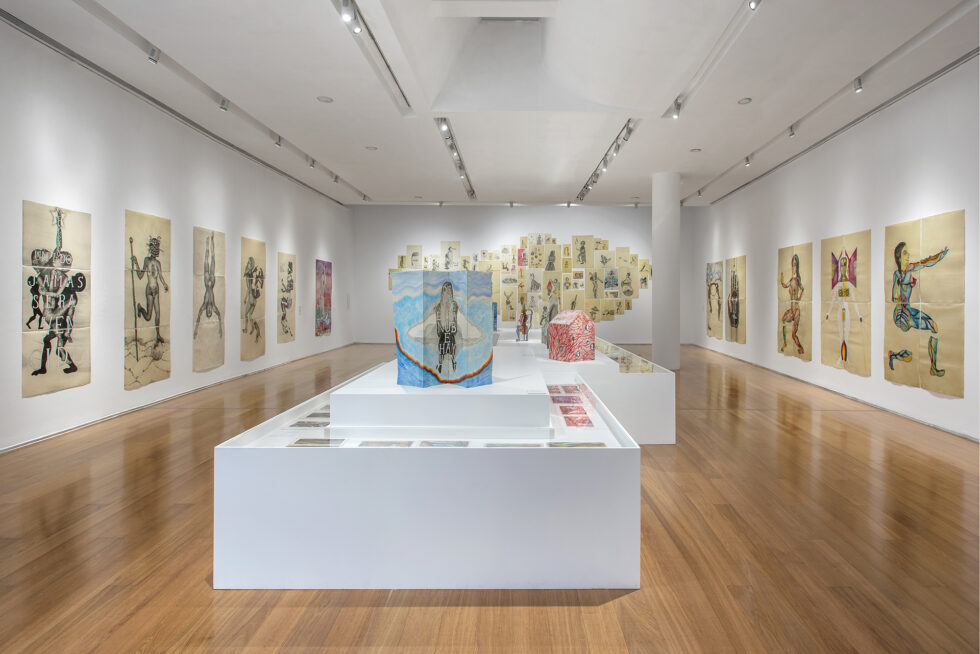 Sandra Vásquez de la Horra, Los volcanes despiertos, 10.04. — 28.07.25, Sala 3, Nivel 1. Foto: © Santiago Ortí / Museo de Arte Latinoamericano de Buenos Aires Malba