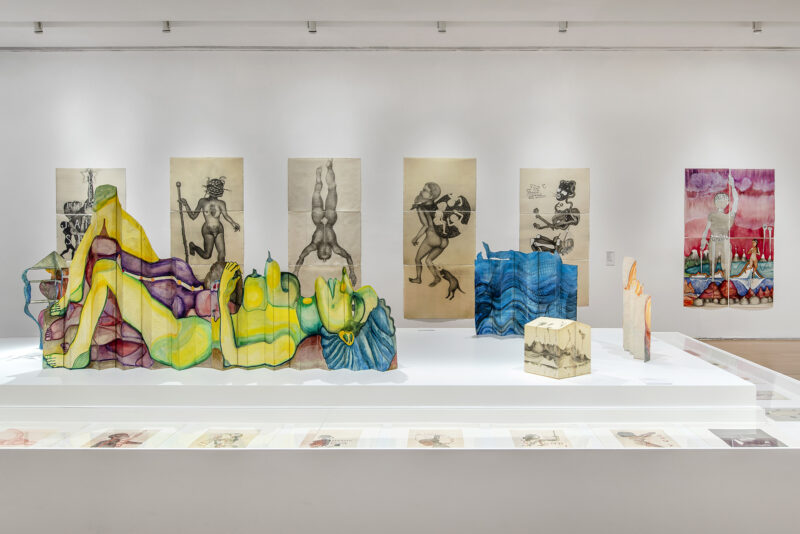 Sandra Vásquez de la Horra, Los volcanes despiertos, 10.04. — 28.07.25, Sala 3, Nivel 1. Foto: © Santiago Ortí / Museo de Arte Latinoamericano de Buenos Aires Malba