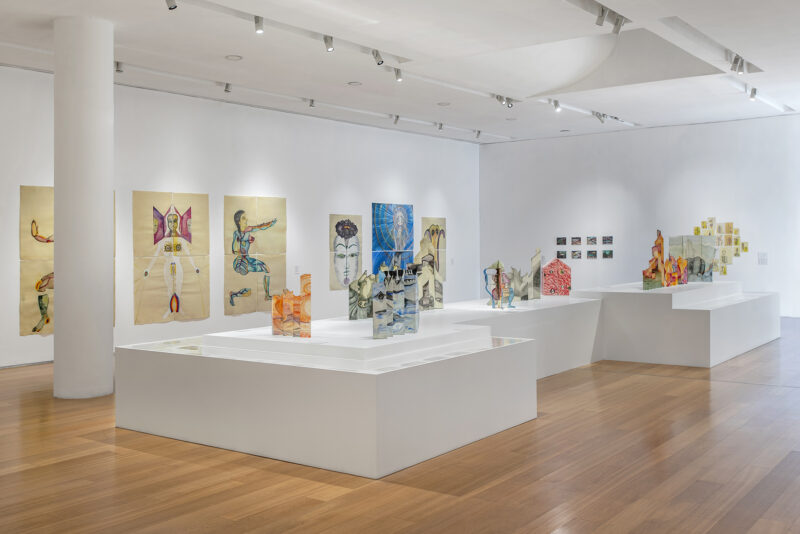 Sandra Vásquez de la Horra, Los volcanes despiertos, 10.04. — 28.07.25, Sala 3, Nivel 1. Foto: © Santiago Ortí / Museo de Arte Latinoamericano de Buenos Aires Malba
