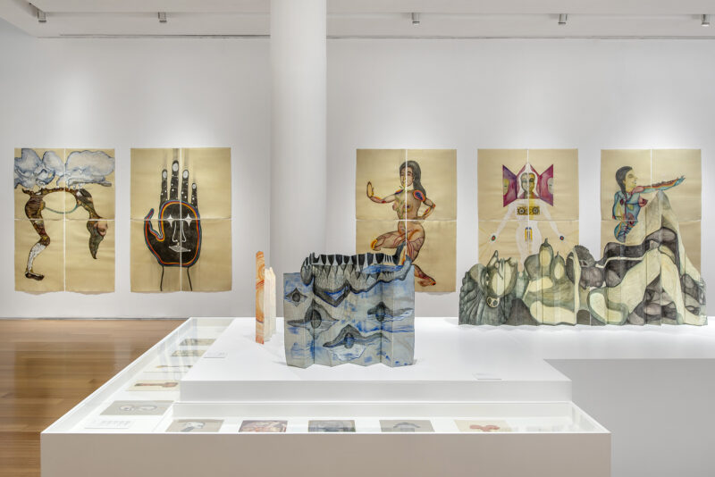 Sandra Vásquez de la Horra, Los volcanes despiertos, 10.04. — 28.07.25, Sala 3, Nivel 1. Foto: © Santiago Ortí / Museo de Arte Latinoamericano de Buenos Aires Malba