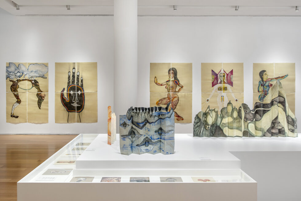 Sandra Vásquez de la Horra, Los volcanes despiertos, 10.04. — 28.07.25, Sala 3, Nivel 1. Foto: © Santiago Ortí / Museo de Arte Latinoamericano de Buenos Aires Malba
