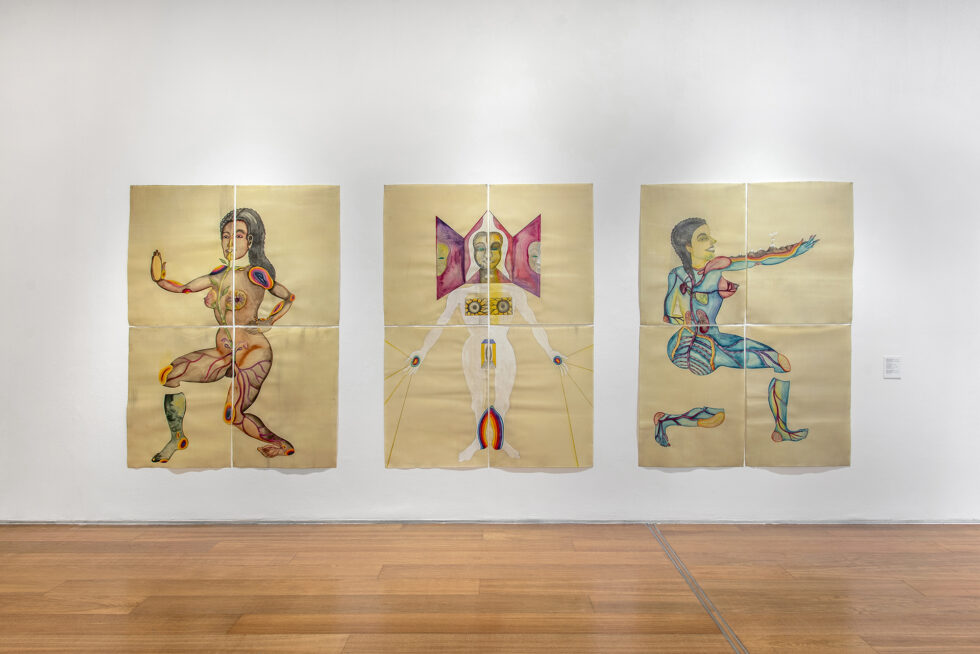 Sandra Vásquez de la Horra, Los volcanes despiertos, 10.04. — 28.07.25, Sala 3, Nivel 1. Foto: © Santiago Ortí / Museo de Arte Latinoamericano de Buenos Aires Malba