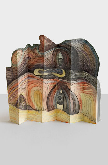 En Vigilia, 2022
Graphite and watercolor on paper, waxed
10 4/5 × 19 1/2 in
27.5 × 49.5 cm